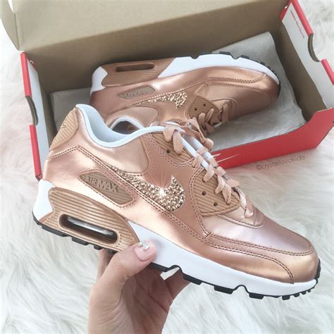 nike damen rosegold|Nike metallic rose gold shoes.